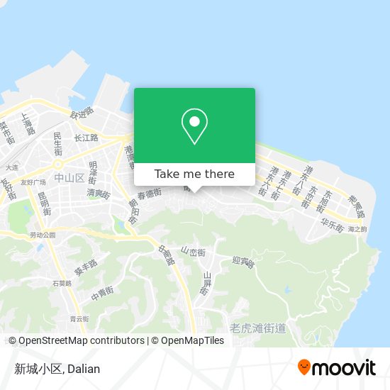 新城小区 map