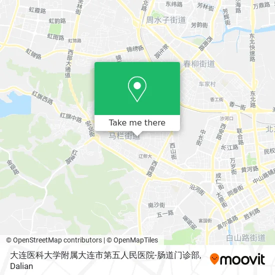 大连医科大学附属大连市第五人民医院-肠道门诊部 map