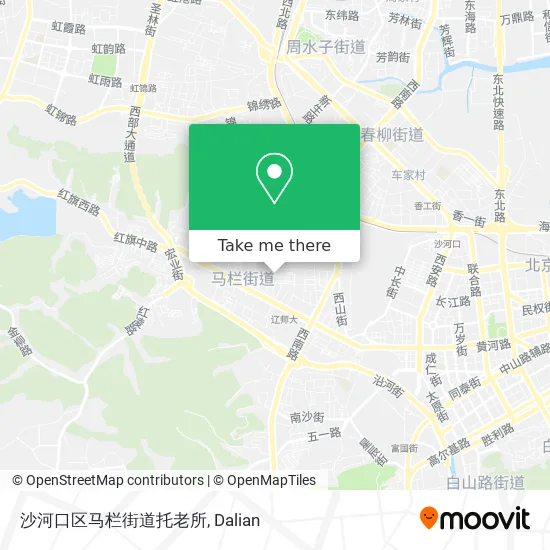 沙河口区马栏街道托老所 map