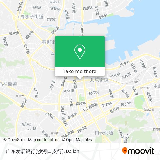 广东发展银行(沙河口支行) map