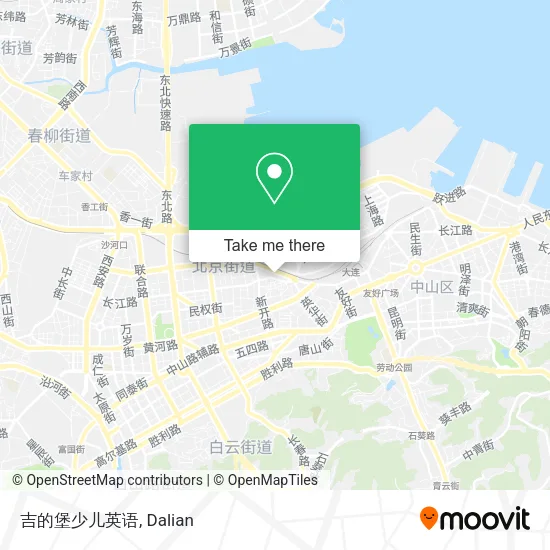 吉的堡少儿英语 map