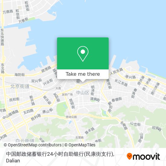 中国邮政储蓄银行24小时自助银行(民康街支行) map