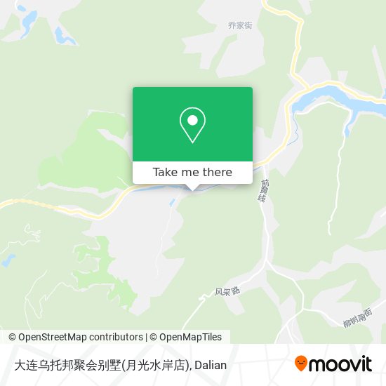 大连乌托邦聚会别墅(月光水岸店) map