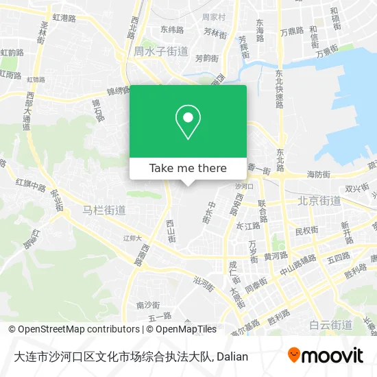 大连市沙河口区文化市场综合执法大队 map
