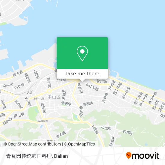 青瓦园传统韩国料理 map