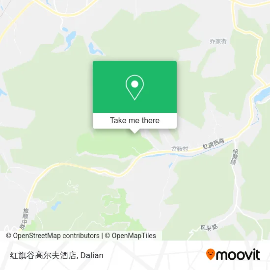 红旗谷高尔夫酒店 map