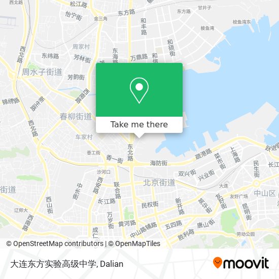 大连东方实验高级中学 map