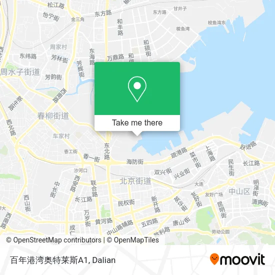 百年港湾奥特莱斯A1 map
