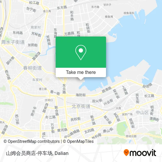 山姆会员商店-停车场 map