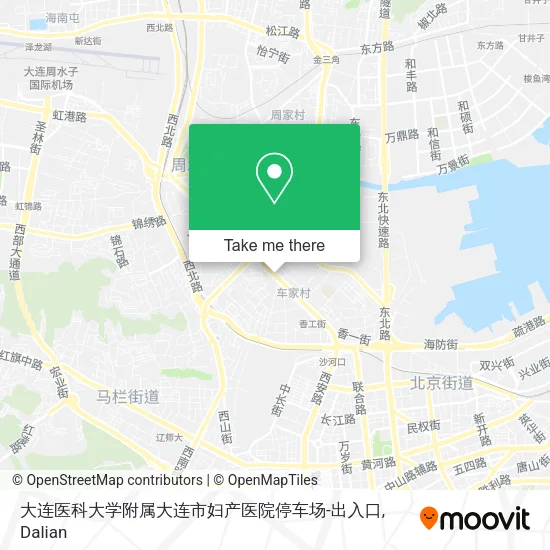 大连医科大学附属大连市妇产医院停车场-出入口 map