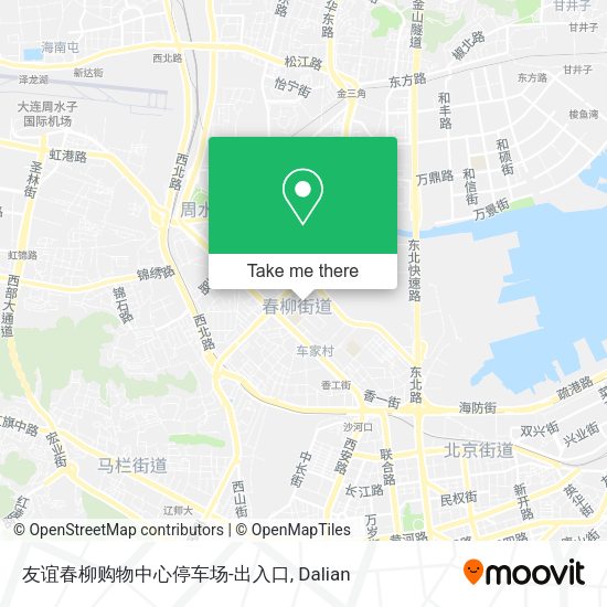 友谊春柳购物中心停车场-出入口 map