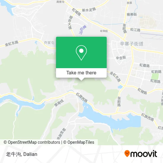 老牛沟 map