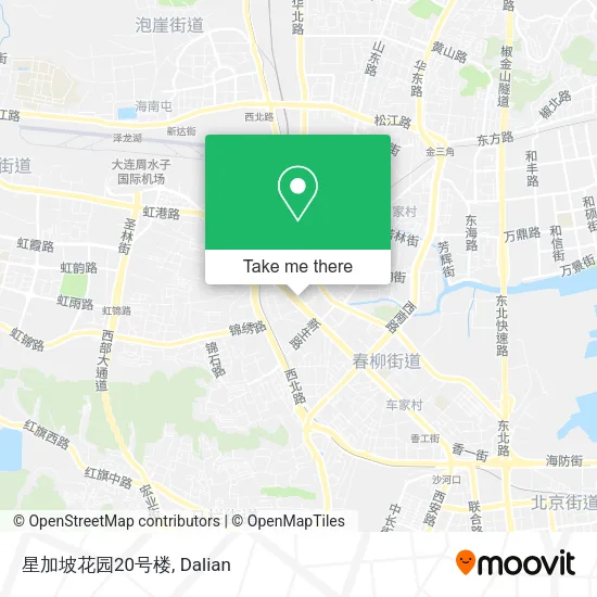 星加坡花园20号楼 map