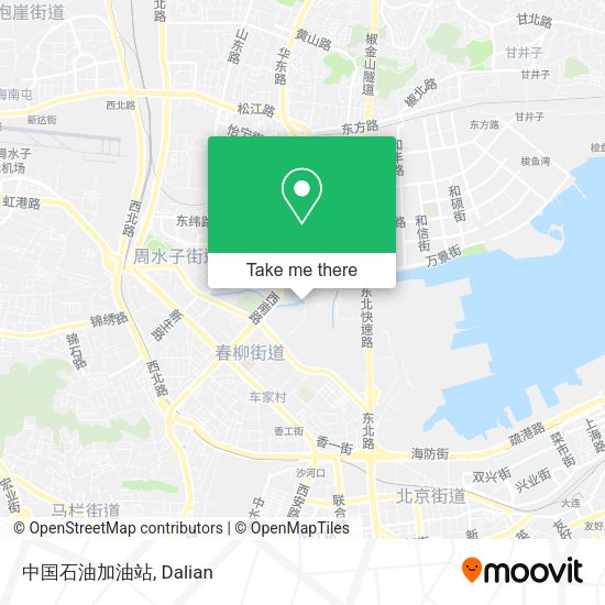 中国石油加油站 map