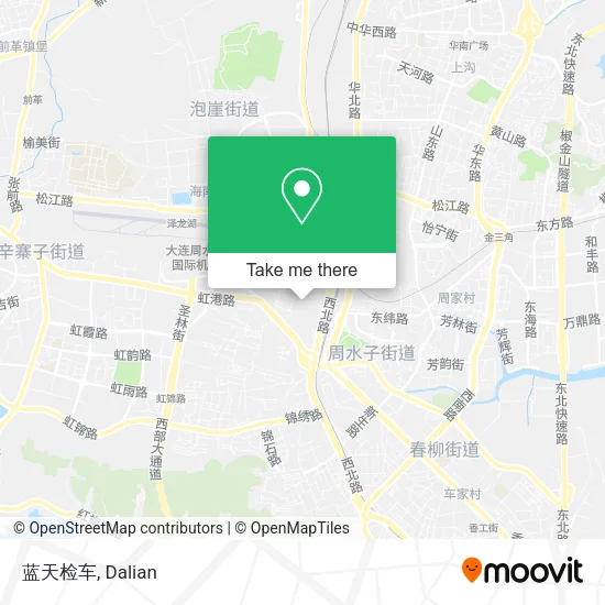 蓝天检车 map