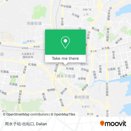 周水子站-出站口 map