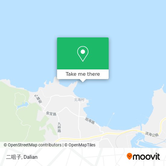二咀子 map