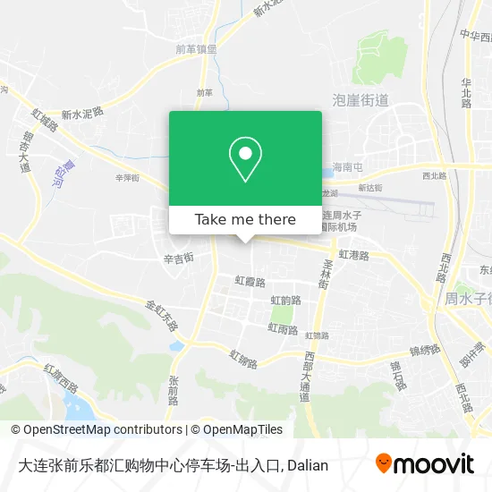 大连张前乐都汇购物中心停车场-出入口 map