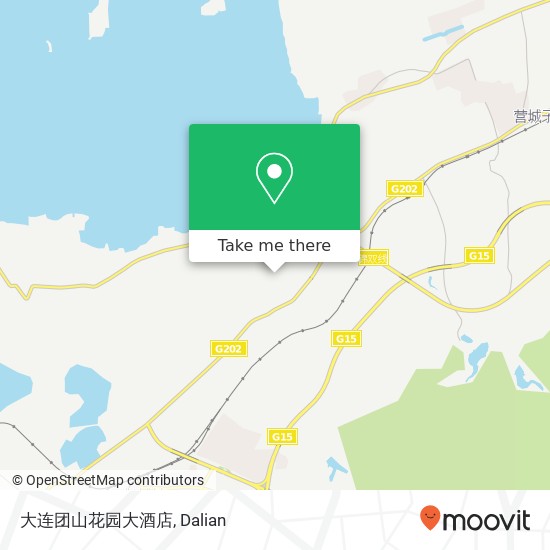 大连团山花园大酒店 map