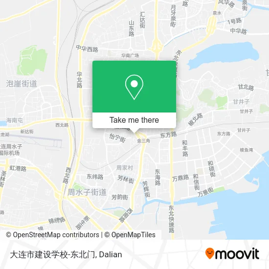 大连市建设学校-东北门 map