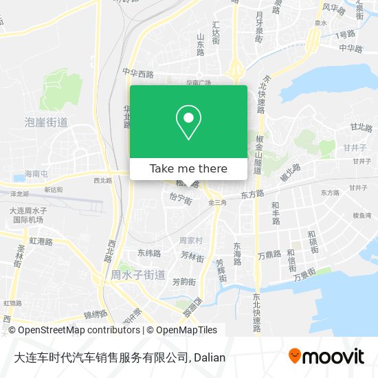 大连车时代汽车销售服务有限公司 map