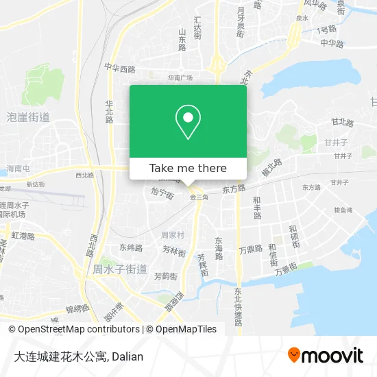 大连城建花木公寓 map