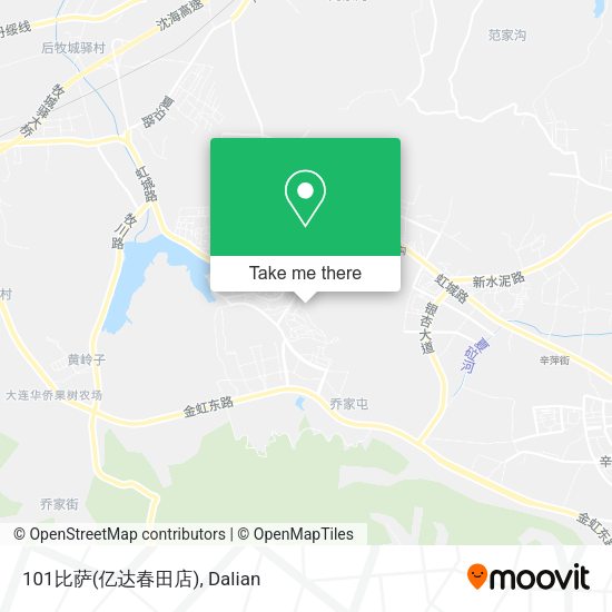 101比萨(亿达春田店) map