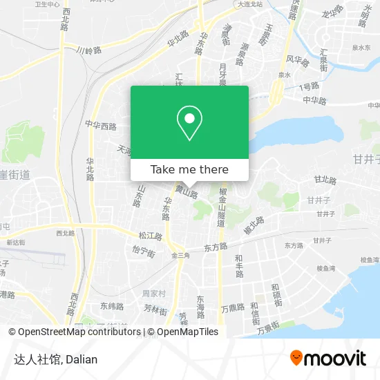 达人社馆 map
