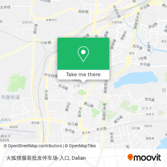 火狐狸服装批发停车场-入口 map