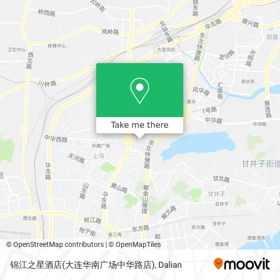 锦江之星酒店(大连华南广场中华路店) map