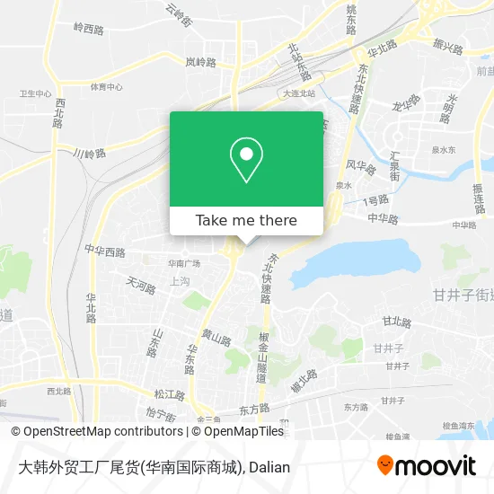 大韩外贸工厂尾货(华南国际商城) map