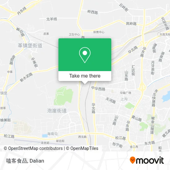 嗑客食品 map