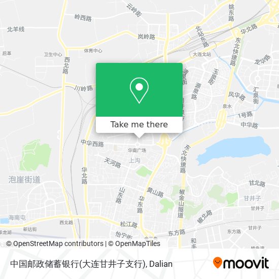 中国邮政储蓄银行(大连甘井子支行) map