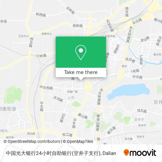 中国光大银行24小时自助银行(甘井子支行) map