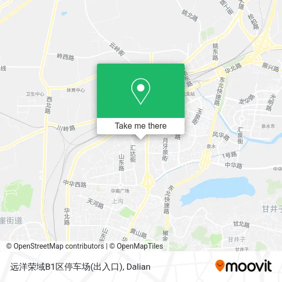 远洋荣域B1区停车场(出入口) map