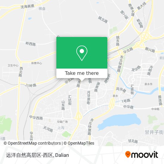 远洋自然高层区-西区 map