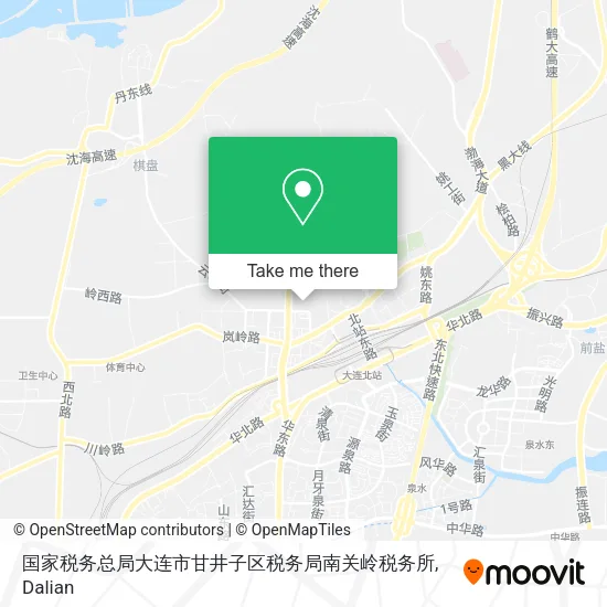 国家税务总局大连市甘井子区税务局南关岭税务所 map