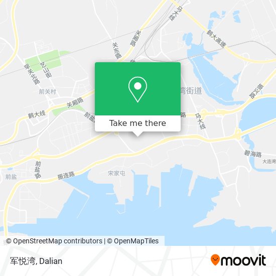 军悦湾 map