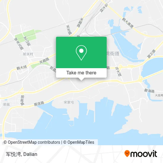 军悦湾 map