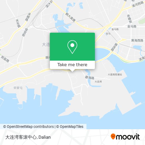 大连湾客滚中心 map