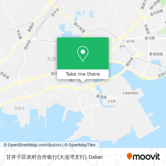 甘井子区农村合作银行(大连湾支行) map