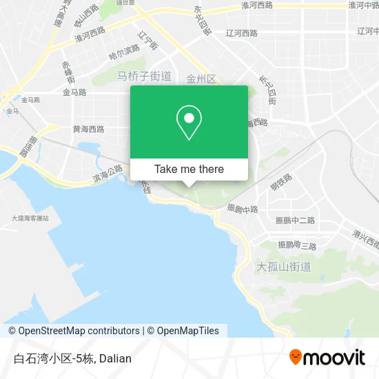 白石湾小区-5栋 map