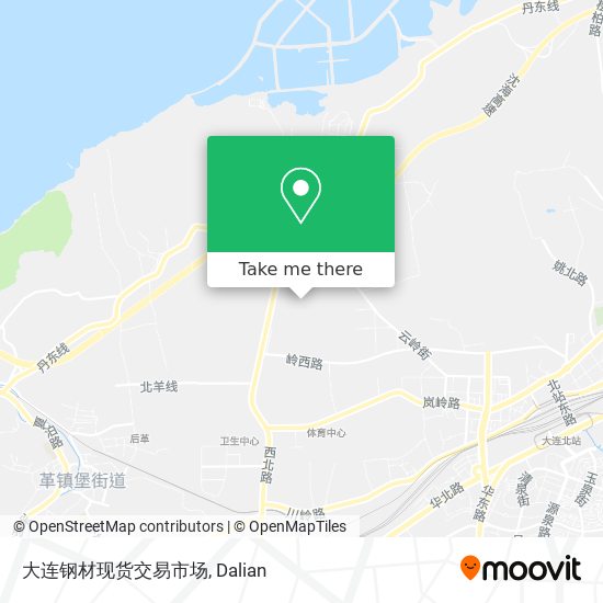大连钢材现货交易市场 map