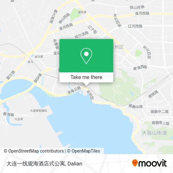 大连一线观海酒店式公寓 map
