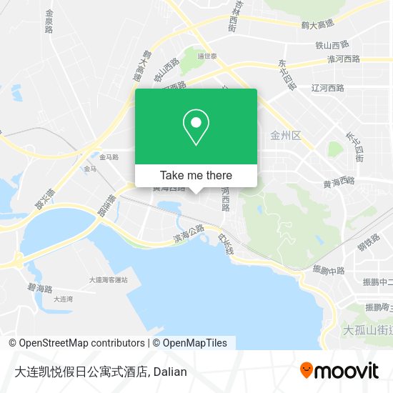 大连凯悦假日公寓式酒店 map