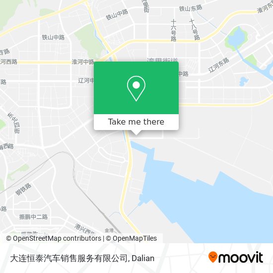 大连恒泰汽车销售服务有限公司 map