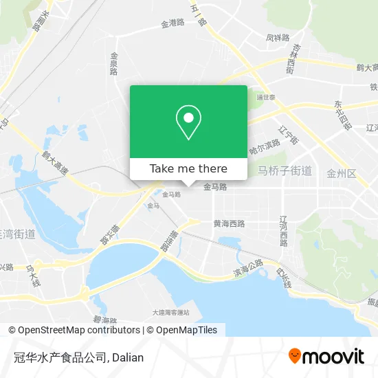 冠华水产食品公司 map