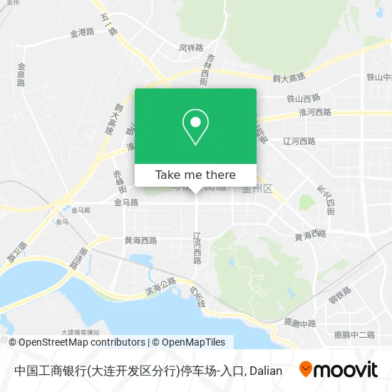 中国工商银行(大连开发区分行)停车场-入口 map