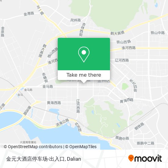 金元大酒店停车场-出入口 map