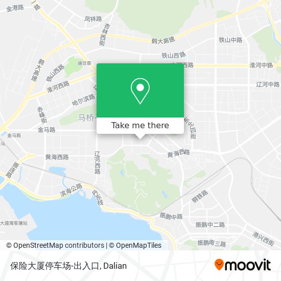 保险大厦停车场-出入口 map